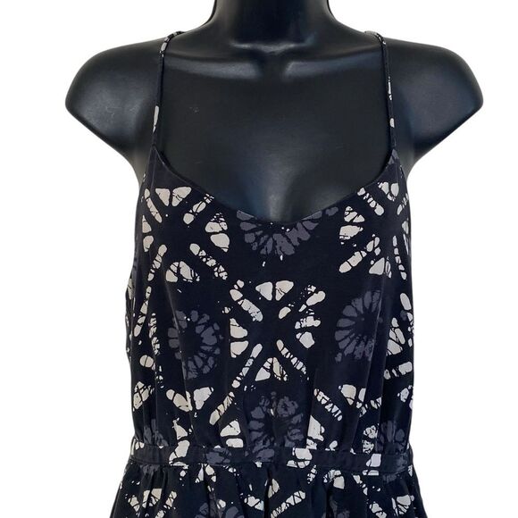 Madewell Starview 100% Silk Batik Grid Mini Dress Sz 4 - Picture 5 of 16